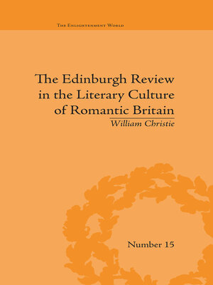 cover image of The Edinburgh Review in the Literary Culture of Romantic Britain